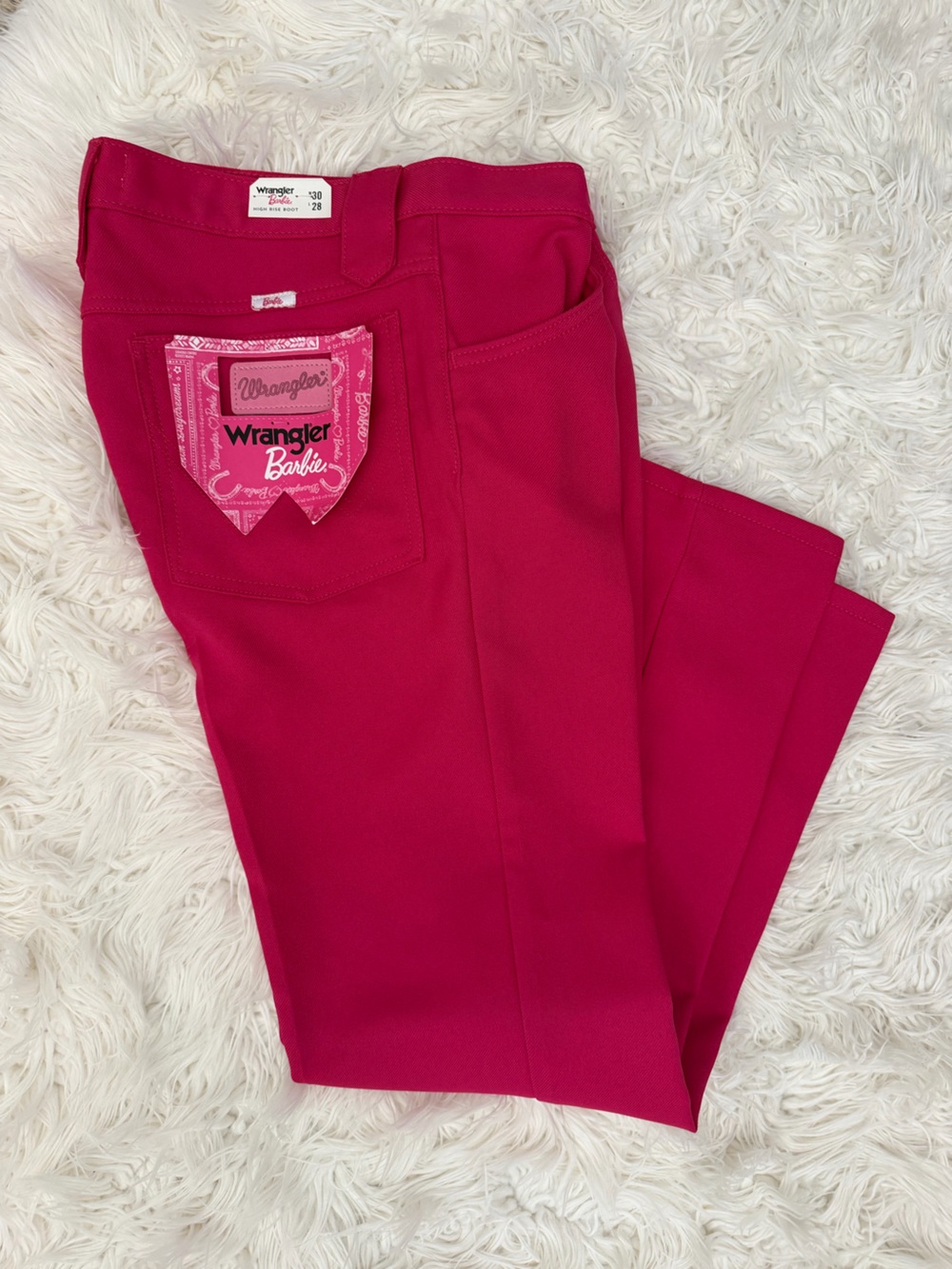 Barbie Straight Leg Jeans in Hot Pink 28x30